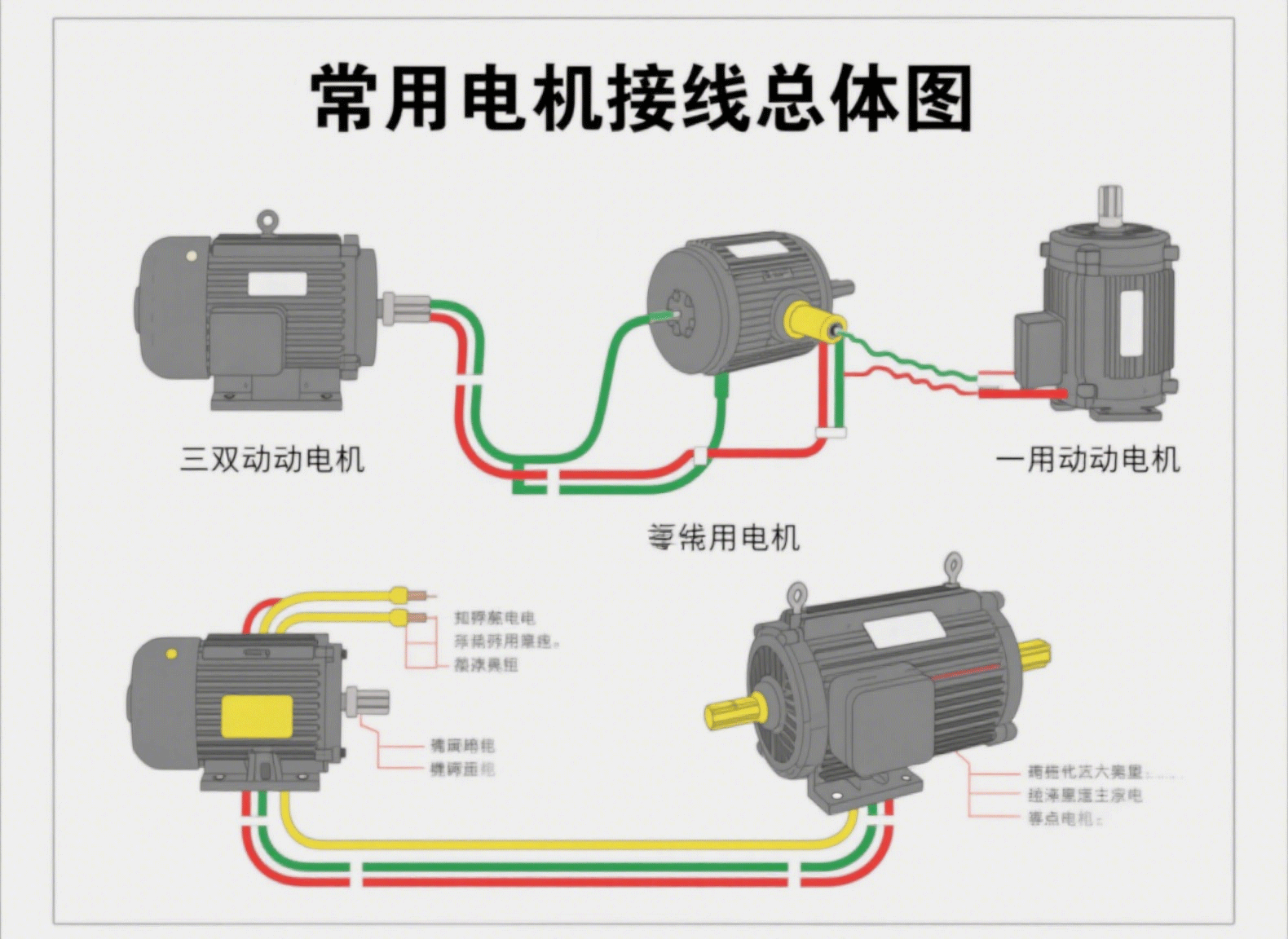 常用电机接线图汇总与解析